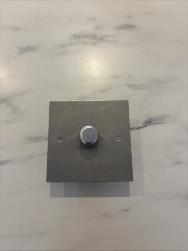 Brushed chrome one gang - brushed,