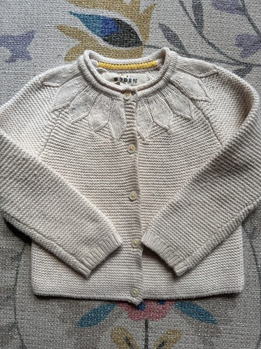 Baby boden cream cardigan - baby,