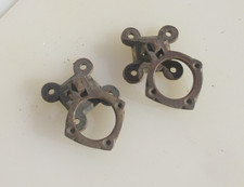 Antique Brass Drawer Handles Pulls Dresser Chest Old Gothic Victorian -£6 a pair