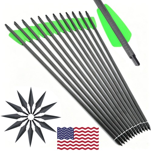 Crossbow bolts 15inch carbon - crossbow,