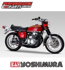 Yoshimura Hand Bent Black Cyclone Exhaust System Honda CB750K Four 4 1969