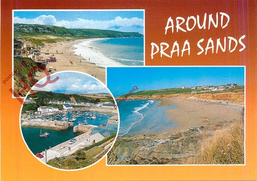Picture postcard praa sands - postcard-:praa,