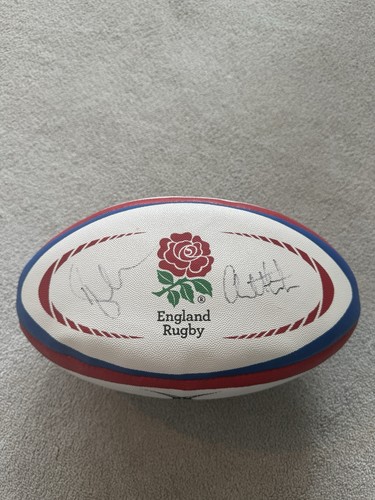 Signed england rugby ball - rugby,