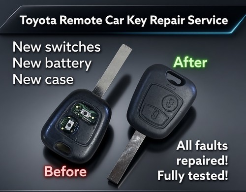 Toyota aygo remote key fob - aygo,