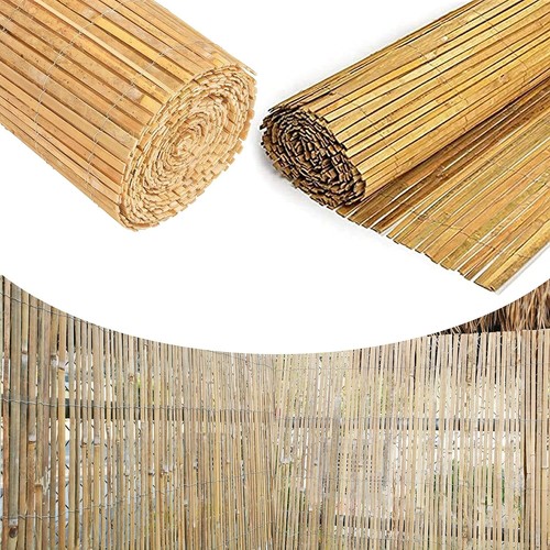 Bamboo slat fence - bamboo,