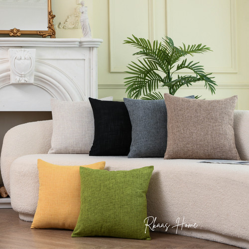 Linen cushion covers 45x45cm - cushion,