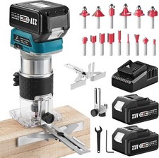 Cordless Compact Router Wood
