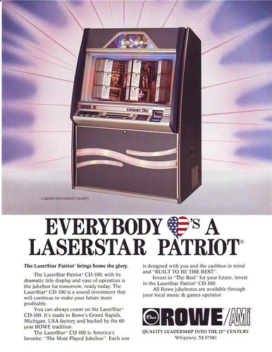 Rowe laserstar patriot 100 - rowe, cd-100