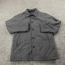 GAP Jacket Mens L Gray Wool