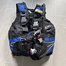 Mares Prestige SLS BCD, Blue Trim, Medium, scuba diving