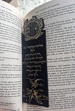 Handmade wooden bookmark - handmade,