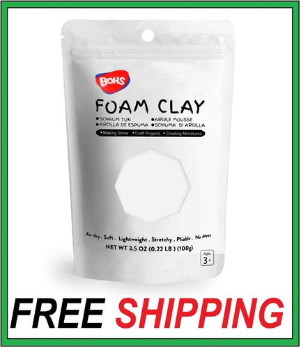 Bohs white foam clay lite - white,