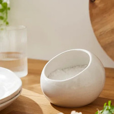 Amalfi Salt Pig white Ceramic