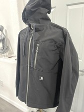 Carhartt men's black black work jacket - Size Large (L).