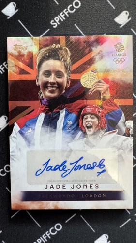 Jade jones auto - jones, topps