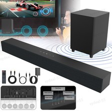 TV Sound Bar with Subwoofer Home Theater Surround Sound System Bluetooth Speaker
