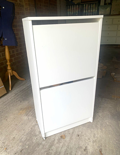 Ikea white freestanding shoe - ikea,