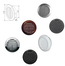 Mini Round Ø 60 mm Air Vent Grille with Flange and Fly Screen Ventilation Cover