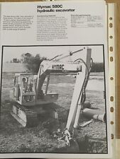hymac excavator Brochure 580C