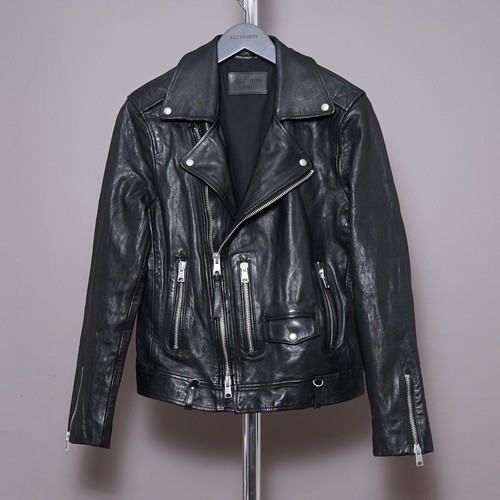 All saints leather jacket - saints,
