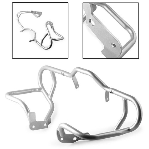 Silver engine guard crash bars - crash,