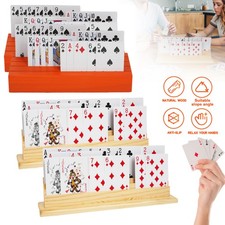 Spruce Playing Card Deck Holder - Poker Party Base Stand Rack UNO Game Games UK