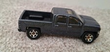 Matchbox 2014 Chevy Silverado 1500 -Silver -LOOSE USED