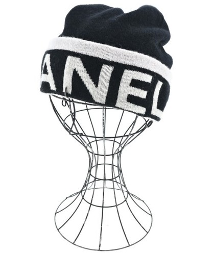 Chanel knit caps beanies black - chanel,