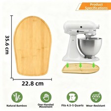Sliding Wooden Mixer Tray for