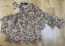 Zara One Shoulder Neck Tie