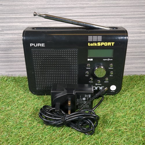 Pure one dab radio black - one,