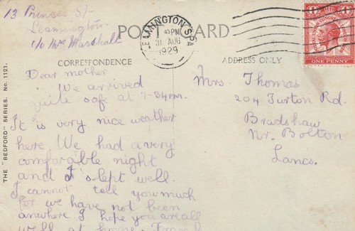 Postcard genealogy frank mrs - postcard, &