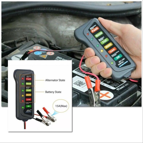 New 12v dynamo battery tester - new,