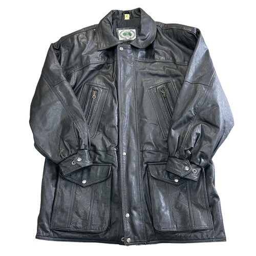 Vintage leather field jacket - vintage,