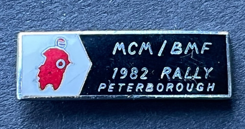 Motorcycle pin badge mcm - motorcycle, bmf