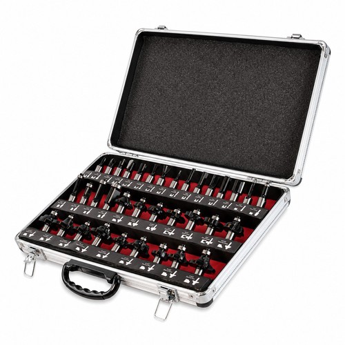Router bit set 35pc shank - 1/2",