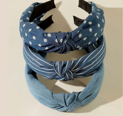 6pcs wide soft headband women - 6pcs,