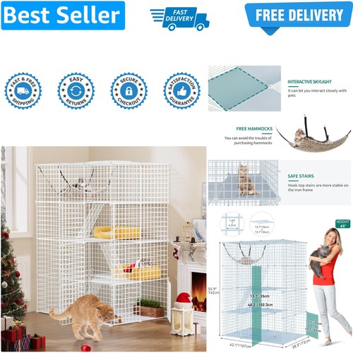 Large cat cage indoor - large,