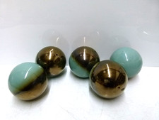 CERAMIC ORBS SPHERES  8CM DIA. price is for one.
