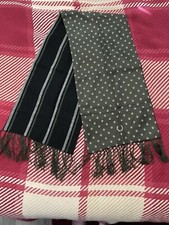 Fred Perry Silk/Wool Scarf Green