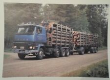 SISU TIMBER TRUCK SM 300 CAKH 8x2 orig 1991 Sales Specs Leaflet Brochure 