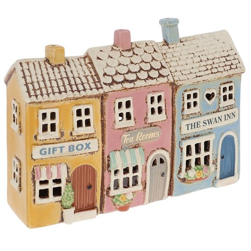 Village pottery row two - pottery, of