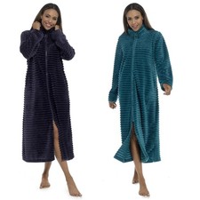 Ladies Zip Dressing Gown