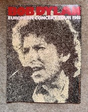 Bob Dylan 1981 European Concert Tour Programme