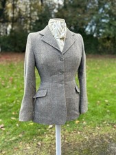 34” Ladies Vintage Caldene Tweed Hacking Hunting Showing Jacket Coat