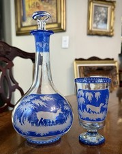 RARE Victorian Era Blue White