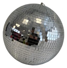 Pro Silver Vintage Style Disco Ball with Hook - 10"  Party , Christmas