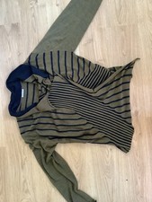 crea concept cardigan size 44 olive navy