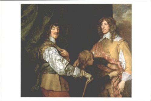 Van dyck painting - dyck, postcard