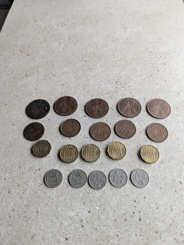 Pre decimal coins - 20,